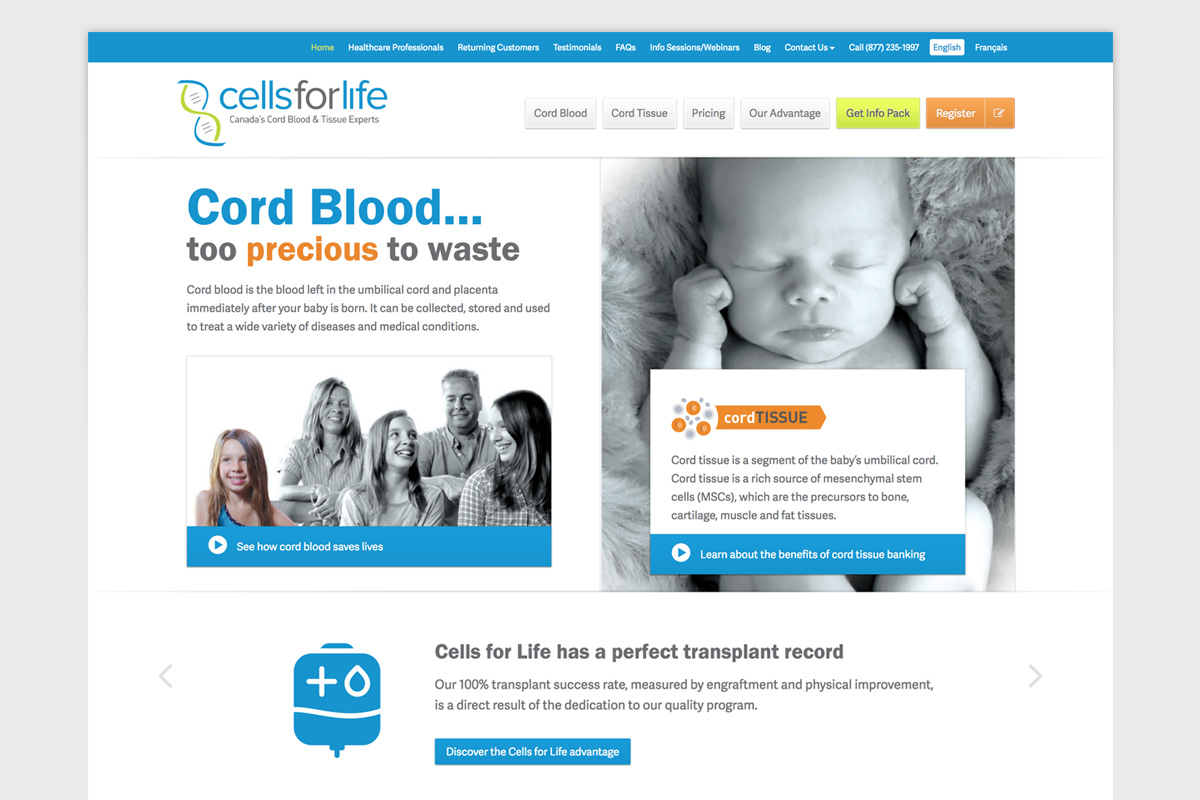Cord Blood company marketing